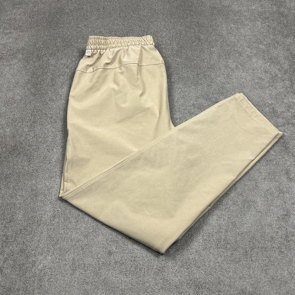 Lululemon Utilitech Pull-On Pants Mens Medium Khaki Classic Fit Drawstring 30x30